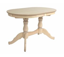 Стол обеденный Овальный-1300 (беленый дуб) | Интернет магазин мебели и декора LifeDekor