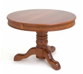 Стол обеденный круглый раздвижной Милорд (110х160) Орех | Интернет магазин мебели и декора LifeDekor