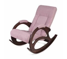 Кресло-качалка К-5 (темный тон / 08 - розовый) | Интернет магазин мебели и декора LifeDekor