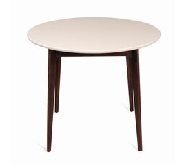 Стол Рэй-d900 круглый (темный тон / слоновая кость 9001) | Интернет магазин мебели и декора LifeDekor