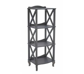 Этажерка-стеллаж "Джульетта"-3 (серый ясень ) Вис | Интернет магазин мебели и декора LifeDekor