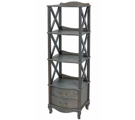 Этажерка "Джульетта"-3 (серый ясень) Вис | Интернет магазин мебели и декора LifeDekor