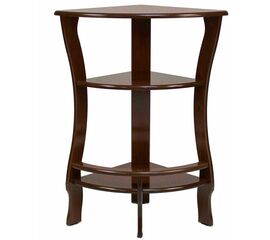 Этажерка угловая "Грейс" (орех ) Вис | Интернет магазин мебели и декора LifeDekor