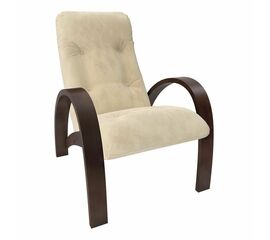 Кресло S 7  (Орех шпон/ Verona Vanilla) | Интернет магазин мебели и декора LifeDekor