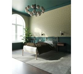 Кровать "Глэдис" без изножья (90х200/ноги металл/цвет Бежевый) | Интернет магазин мебели и декора LifeDekor