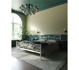 Кровать с изножьем Глэдис  (160х200/ноги металл/цвет Белый) | Интернет магазин мебели и декора LifeDekor