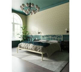 Кровать "Глэдис" без изножья (120х200/ноги металл/цвет Бежевый) | Интернет магазин мебели и декора LifeDekor