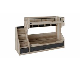 Кровать двухъярусная с приставной лестницей «Окланд» | Интернет магазин мебели и декора LifeDekor