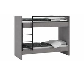 Кровать двухъярусная с мягкой обивкой «Дарси» | Интернет магазин мебели и декора LifeDekor