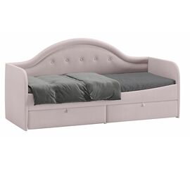 Кровать «Адель» с мягкой спинкой тип 1 | Интернет магазин мебели и декора LifeDekor