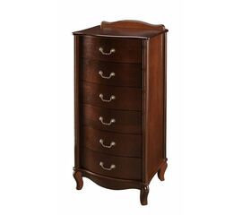 Комод "Джульетта" узкий 6 ящ. (орех ) Вис | Интернет магазин мебели и декора LifeDekor