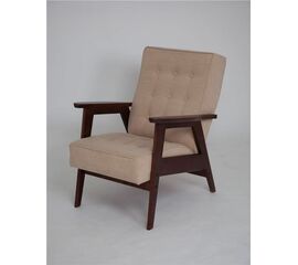 Кресло РЕТРО (темный тон / RS 03 - бежевый) | Интернет магазин мебели и декора LifeDekor