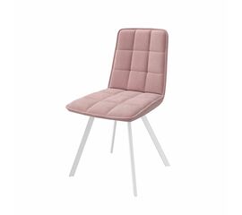 Стул ROM (Белый/Rose Lux b36) на металлокаркасе | Интернет магазин мебели и декора LifeDekor