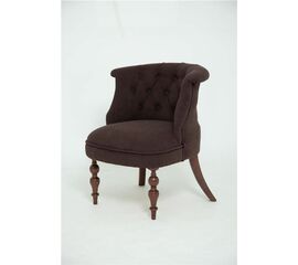 Кресло Бархат (темный тон / RS 32  - коричневый) | Интернет магазин мебели и декора LifeDekor