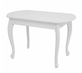 Стол обеденный раздвижной Венеция (Белый/массив березы, Шпон) | Интернет магазин мебели и декора LifeDekor