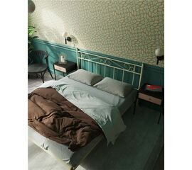 Кровать Франческа без изножья (160х200/ноги металл/цвет Бежевый) | Интернет магазин мебели и декора LifeDekor