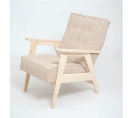 Кресло РЕТРО (беленый дуб / RS3 - бежевый) | Интернет магазин мебели и декора LifeDekor