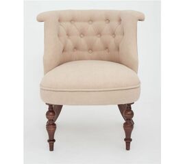 Кресло Бархат (темный тон / RS3 - бежевый) | Интернет магазин мебели и декора LifeDekor