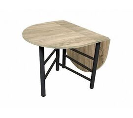 Стол-книжка Рим овал (дуб санома) | Интернет магазин мебели и декора LifeDekor