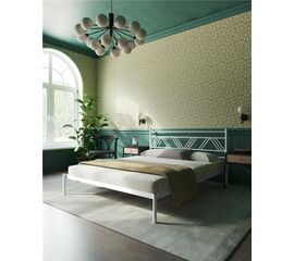 Кровать "Монблан" (120х200/ноги металл/цвет Белый) | Интернет магазин мебели и декора LifeDekor