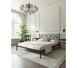 Кровать "Монблан" (120х200/ноги металл/цвет Черный) | Интернет магазин мебели и декора LifeDekor