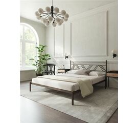 Кровать Монблан (160х200/ноги металл/цвет Коричневый бархат) | Интернет магазин мебели и декора LifeDekor