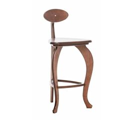 Стул барный 3 ноги гнутые (Орех) | Интернет магазин мебели и декора LifeDekor