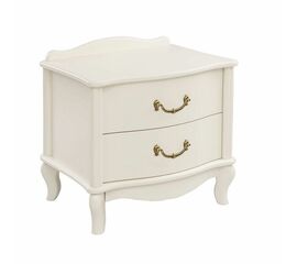 Тумбочка прикроватная "Джульетта" 2 ящ. (молочный дуб ) Вис | Интернет магазин мебели и декора LifeDekor