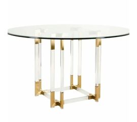 Стол обеденный Никсон MH-07DT, прозрачный | Интернет магазин мебели и декора LifeDekor