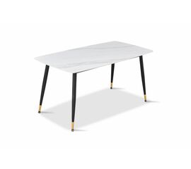 Стол обеденный Рио DT-2849.1, 140х80х75 см, белый мрамор | Интернет магазин мебели и декора LifeDekor