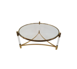 Стол журнальный Эклект MH1796CT, 104х104х46см, золото | Интернет магазин мебели и декора LifeDekor