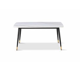 Стол обеденный Рио DT-2849, 160х80х75 см, белый мрамор | Интернет магазин мебели и декора LifeDekor