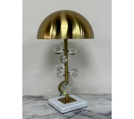 Лампа настольная MOLECULE с прозрачными шарами, 30х51 см, золото | Интернет магазин мебели и декора LifeDekor