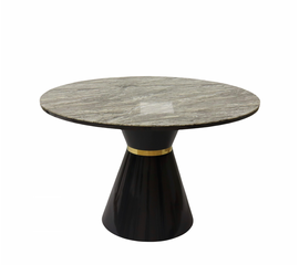 Стол обеденный Орион F-1435, 120х120х76 см, серый мрамор | Интернет магазин мебели и декора LifeDekor