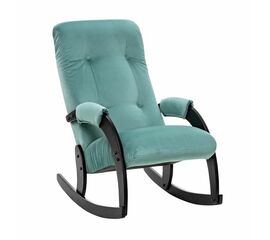 Кресло-качалка  Модель 67 (Венге / ткань V 43) | Интернет магазин мебели и декора LifeDekor