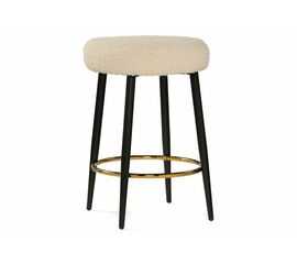 Барный стул Plato white fabric | Интернет магазин мебели и декора LifeDekor