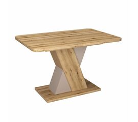 Стол раскладной Bruno (120+40) дуб эвок прибрежный/глиняный серый | Интернет магазин мебели и декора LifeDekor