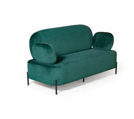 Диван Dandy двухместный, бархат зеленый 19 | Интернет магазин мебели и декора LifeDekor