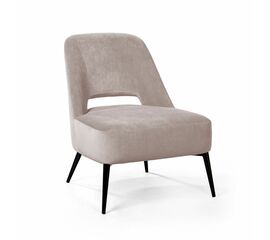 Кресло Dante, бархат пепельно-бежевый 25 | Интернет магазин мебели и декора LifeDekor
