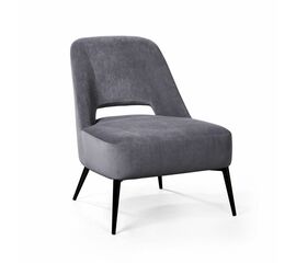 Кресло Dante, бархат серый 27 | Интернет магазин мебели и декора LifeDekor