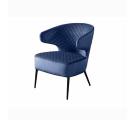 Кресло Richard ромб, бархат синий 29 | Интернет магазин мебели и декора LifeDekor