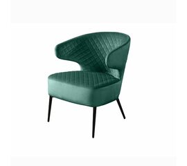 Кресло Richard ромб, бархат зелёный 19 | Интернет магазин мебели и декора LifeDekor