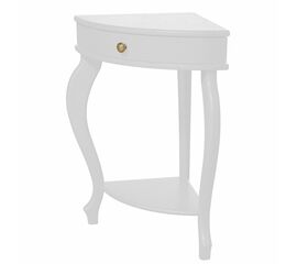 Консоль угловая Элегант молочный дуб Л | Интернет магазин мебели и декора LifeDekor