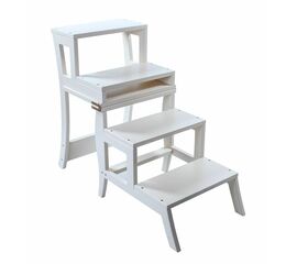 Стул-лестница трансформер (белый) | Интернет магазин мебели и декора LifeDekor