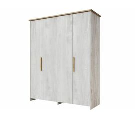 Шкаф «Скандинавия 4Д» КМК 0905.8, Бетон пайн светлый/Дуб Наварра | Интернет магазин мебели и декора LifeDekor