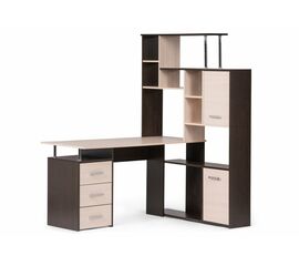 Стол КС-15 венге / дуб молочный правый | Интернет магазин мебели и декора LifeDekor