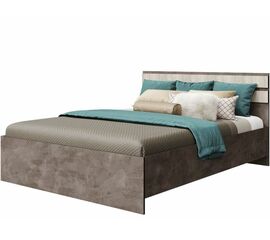 Кровать «Лондон 1600» КМК 0467.19, Оникс/Бетон пайн светлый | Интернет магазин мебели и декора LifeDekor