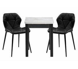 Обеденная группа Наирти черный / метрополитан грей | Интернет магазин мебели и декора LifeDekor