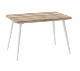 БОРГ RADIAL-120(160)х80стол раздвижной, Дуб каньон/Белый | Интернет магазин мебели и декора LifeDekor