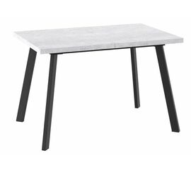 Стол раздвижной БОРГ-140(180)х85  Серый сланец/Чёрный | Интернет магазин мебели и декора LifeDekor